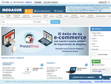 Tablet Screenshot of megasur.es